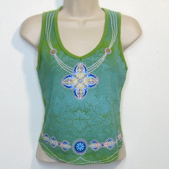 Hawaiian Tropic Tops - Vintage 1990s Hawaiian Tropic Graphic Tank Top